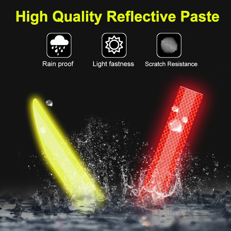 Car Reflective Sticker Tape Trunk Reflective Strip For Skoda Superb Octavia A5 2 Fabia Rapid Yeti Citroen C4 C5 C3 Grand Picasso