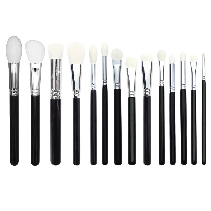 c Handmade Up Professional Brush Make Face Powder Eye Shadow Blending Soft Saikoho Goat Hair Cosmetic Tools Makeup Brushes up es