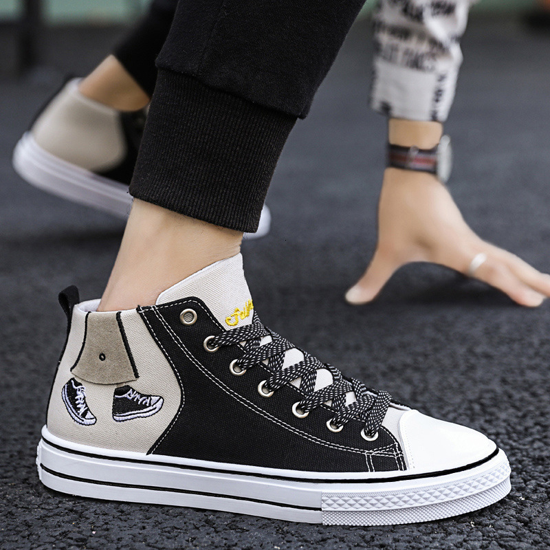 Canvas Spring 2025 New Styles Students Couple's Men's Versatile Sports And Leisure Board Shoes Trendy Shoes For Men