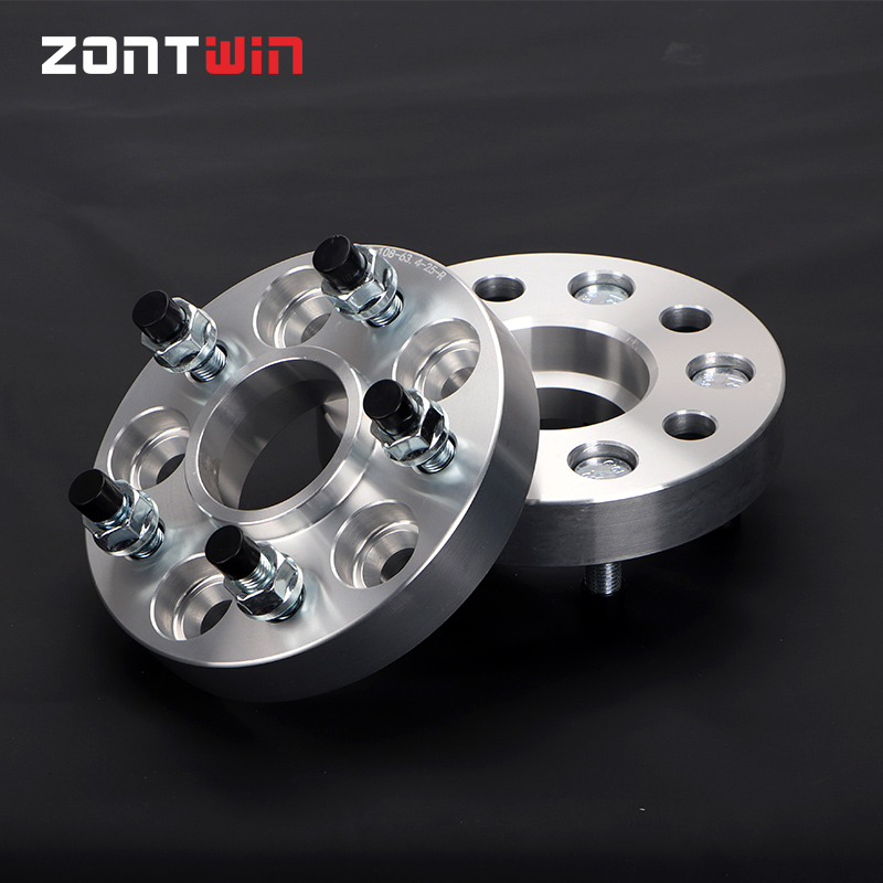 2PCS 20/25mm Wheel Spacers Adapter PCD 5x110 CB 65.1mm For Alfa Romeo Stelvio,Giulia,Brera,Spider,159 Fiat 500X M14x1.5 12x1.25
