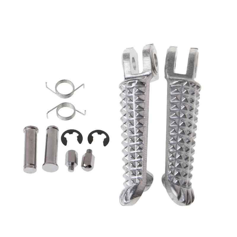 E-bike Motorcycle Front Rear Footrests Foot Pegs Rest Pedal Motocross Fits for YZF R6S Durable Accessories