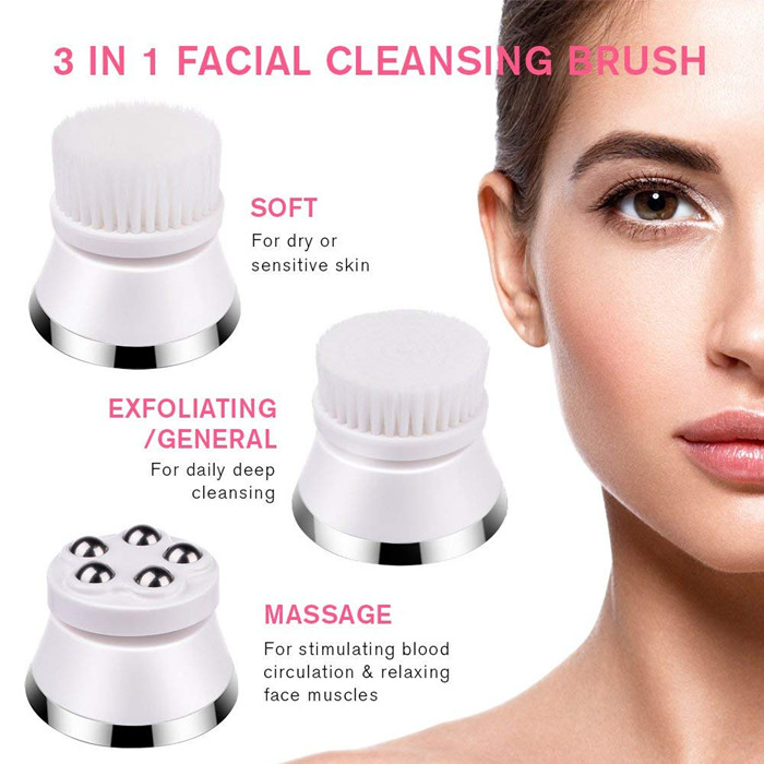 b Sell Hot IN Face Electric Brush Deep Pore Clear Wash hine Makeup Remove Facial Massager Cleansing