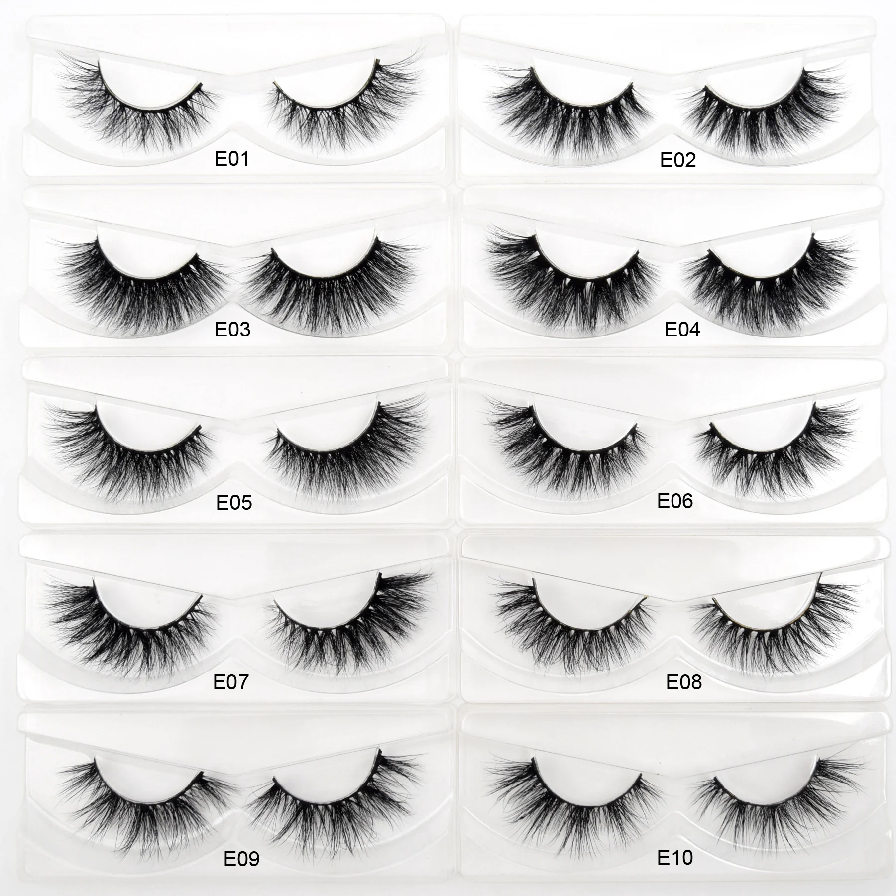 e a f D Mink Visofree Pairs Lashes Cruelty Free Handmade Full Strip False Eyelashes Wispy Makeup Fake