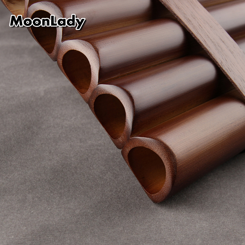 Chinese Traditional Musical Instrument 22 Pipes Pan Flute C Key High Quality Woodwind Bamboo Purely Handmade