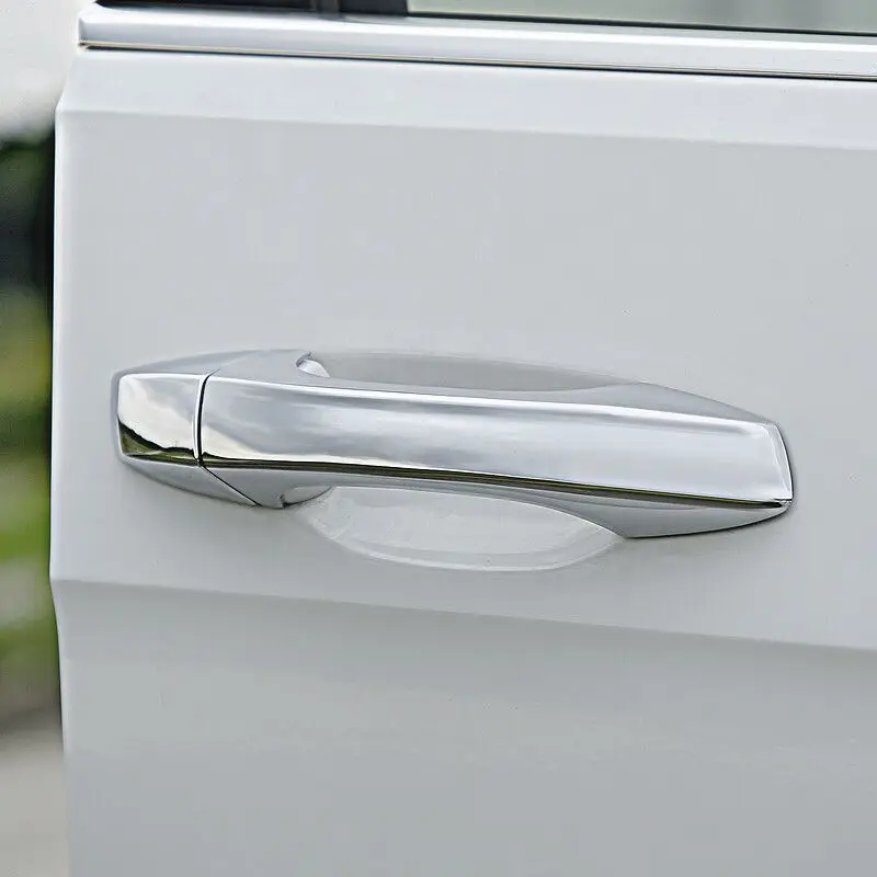 For new Skoda Kodiaq 2017-2023 Chrome Car 2025 Side Door Handle Cover Bowl Trim Sticker Styling Accessories