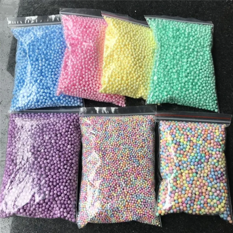 14000 Pcs Polystyrene Styrofoam Filler Balls Bottle DIY Snow Mud Particles AccessoriesSlime Balls Small Tiny Foam Beads for Foam