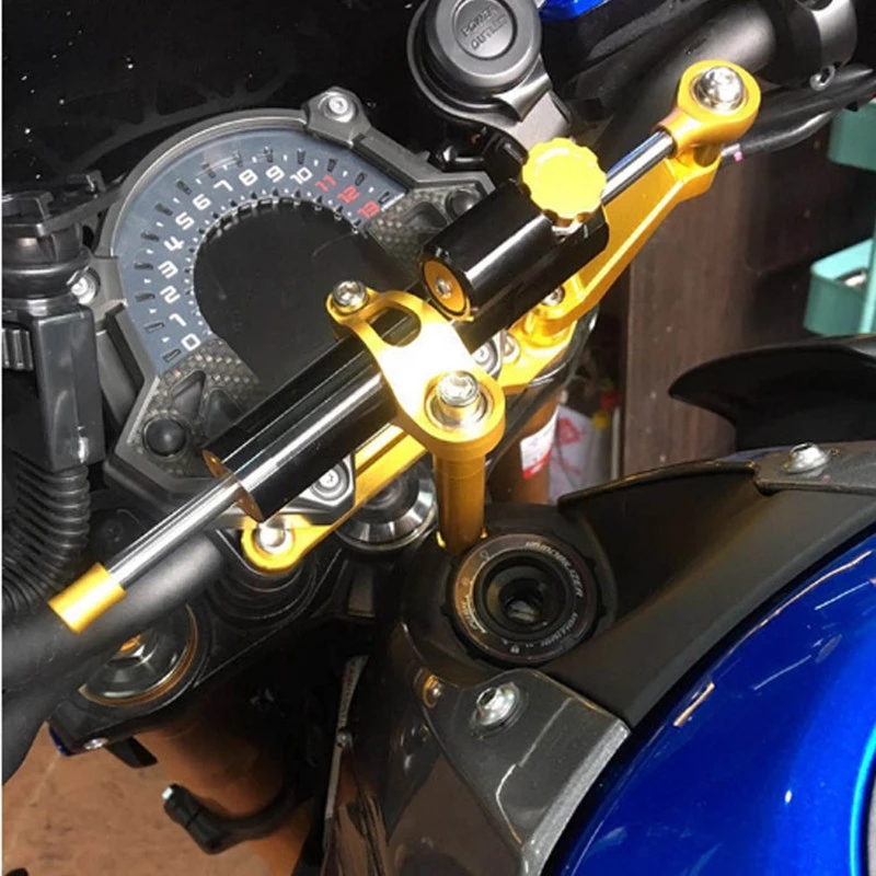 For YAMAHA FZ6 FZ6 FAZER 2004-2010 2005 2006 2007 2008 2009 Universal Motorcycle CNC Adjustable Steering Damper Stabilizer