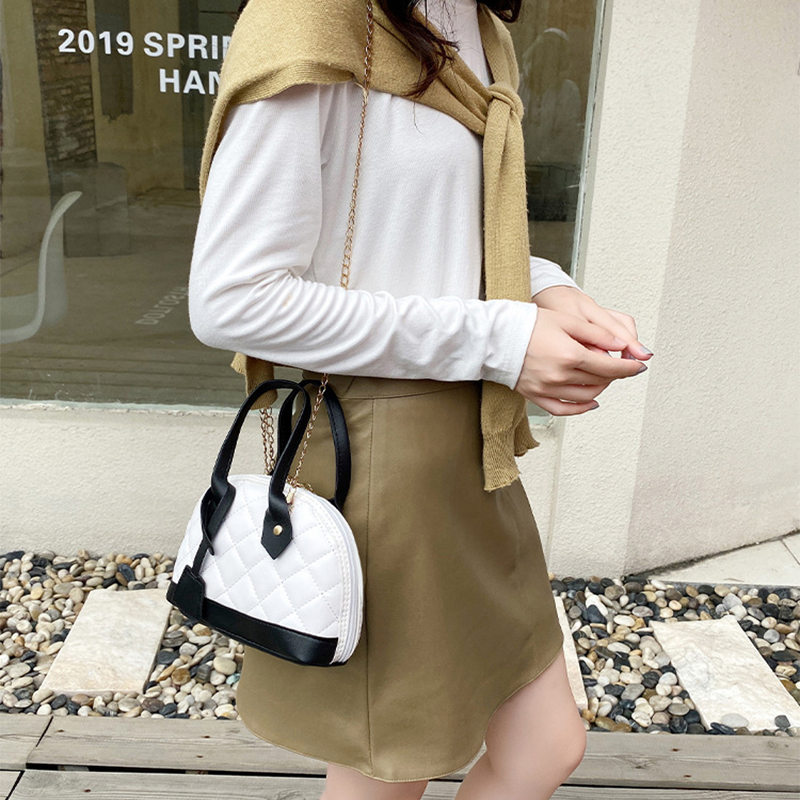 Luxury Solid Color Shoulder Crossbody Bag for Women's 2022 Trend Bag Female Designer Casual Lingge Handbag New Messenger Bags