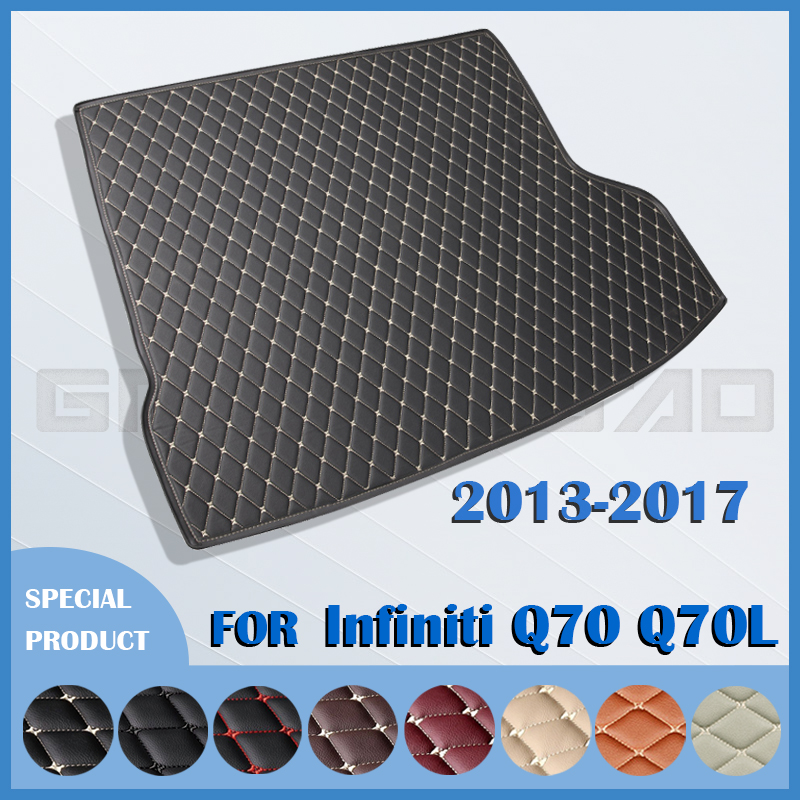 Car trunk mat for new Infiniti Q70L Q70 Hybrid/Non-hybrid 2013 2014 2015 2016 2017 2025 cargo liner carpet interior accessories cover