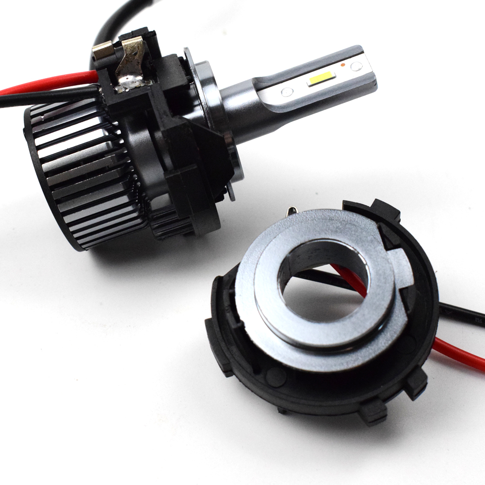2Pcs H7 LED Headlight Bulb Base Holder Retainer Headlamp Socket Adapter For Golf 7 MK7