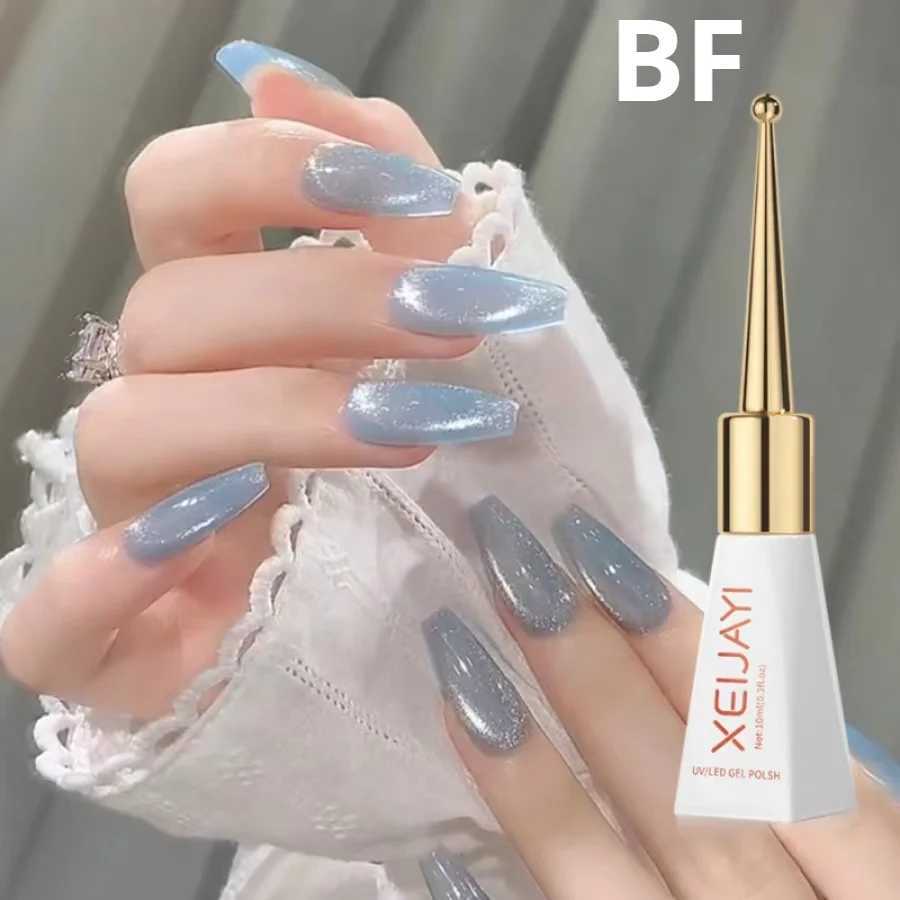 Nail Gel XEIJAYI magnetic gel purple reflection flash cats eye gel polishing semi permanent nail polish UV Venalisa for ergonomics Q241109