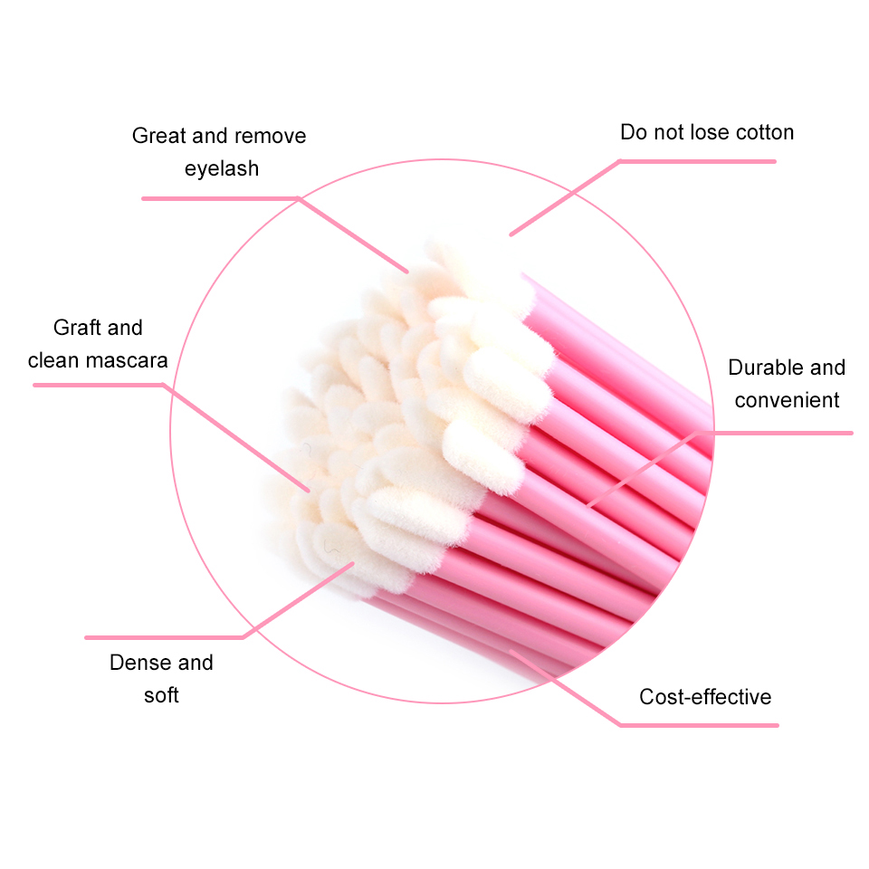 df ed Brush Lashes NEWCOME Eye pcs Lot Disposable Eyelash Extensions Applicators Mascara False lash