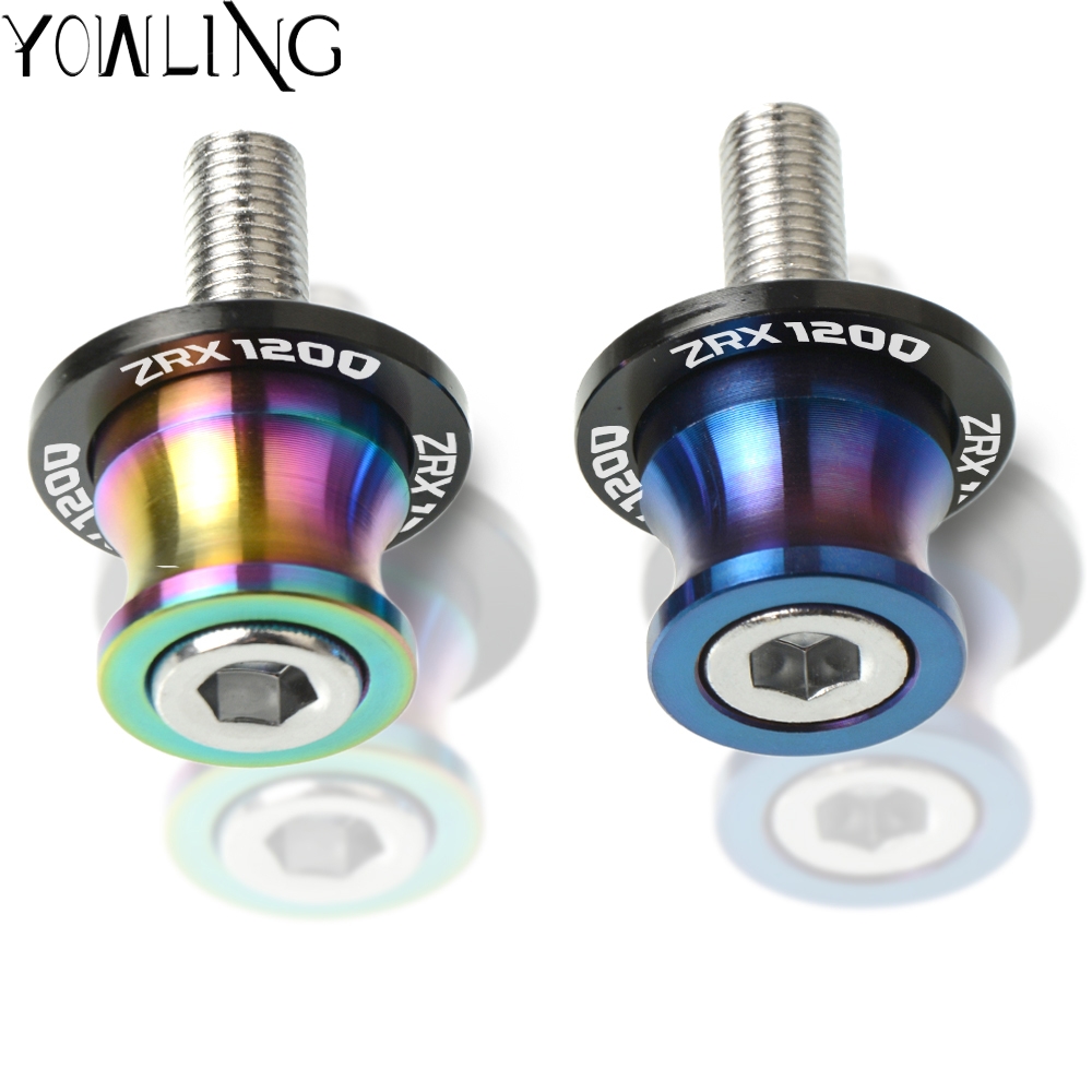 Swingarm Stand Screws Motorcycle Swing Arm Spools Sliders FOR Kawasaki ZRX1200 ZRX 1200 1999 2000 2001 2002 2003 2004 2005 2006