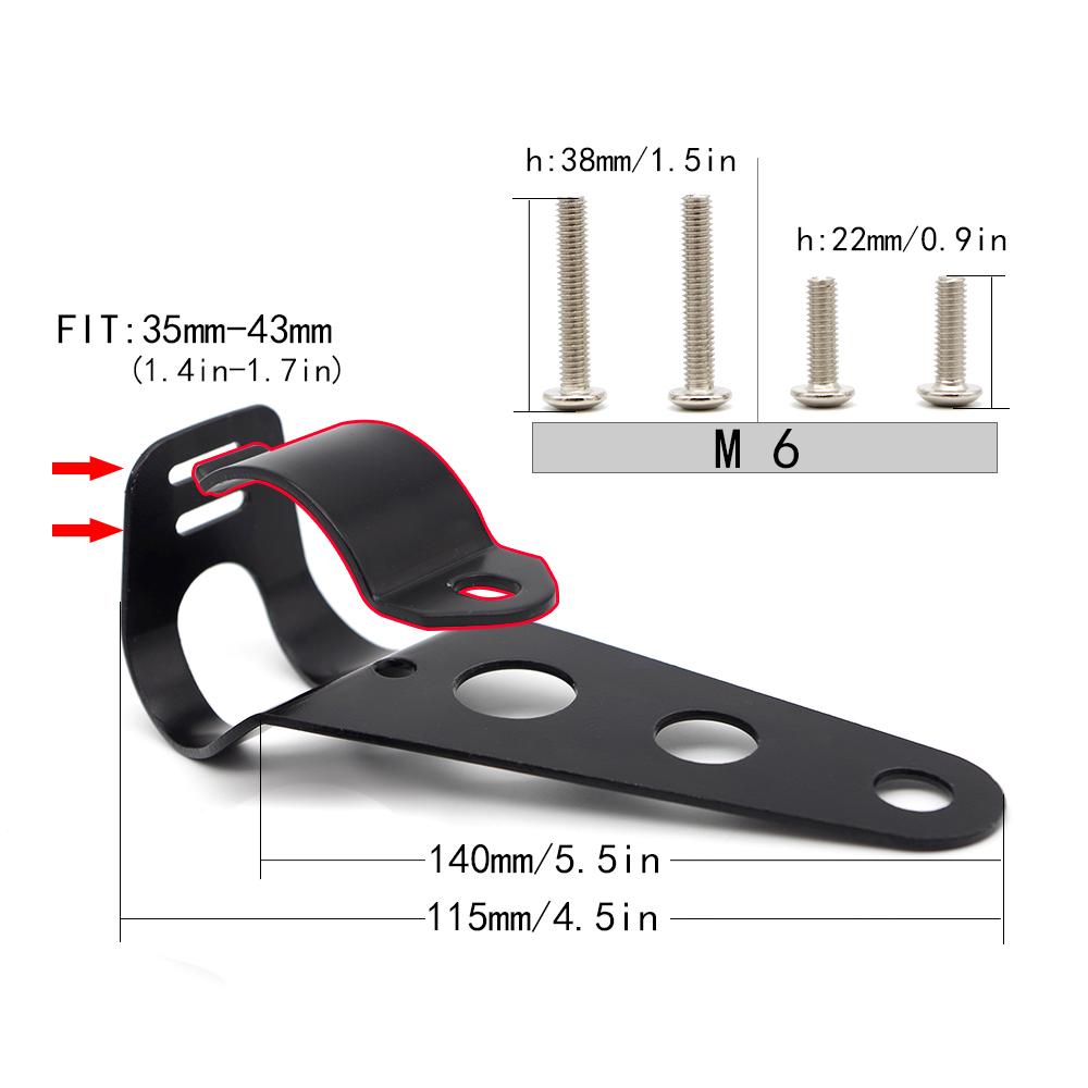 Motorcycle Headlight Bracket Holder For suzuki v strom 650 vstrom dl650 bmw gs 800 aprilia pegaso 650 Moto Motocross Accessories