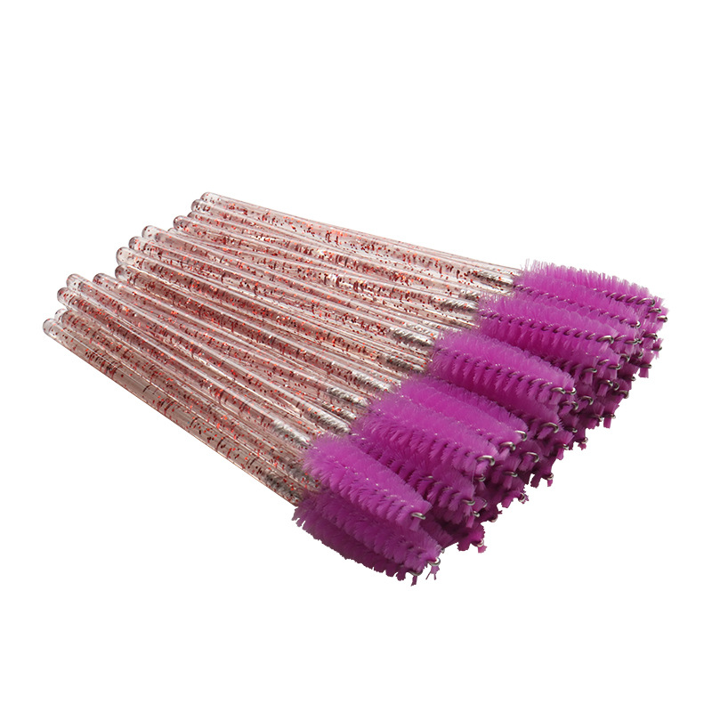 c f Dia pcs Crystal Eyelashes handle brush Mascara Wands Applicator Cosmetic Brush Disposable Make Up brushes Tool es