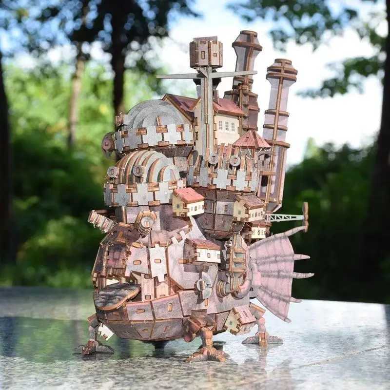 Adult 3D wooden puzzle model craft decoration puzzle magic castle model kit toys Exquisite children girls teenagers birthday gifts W241109