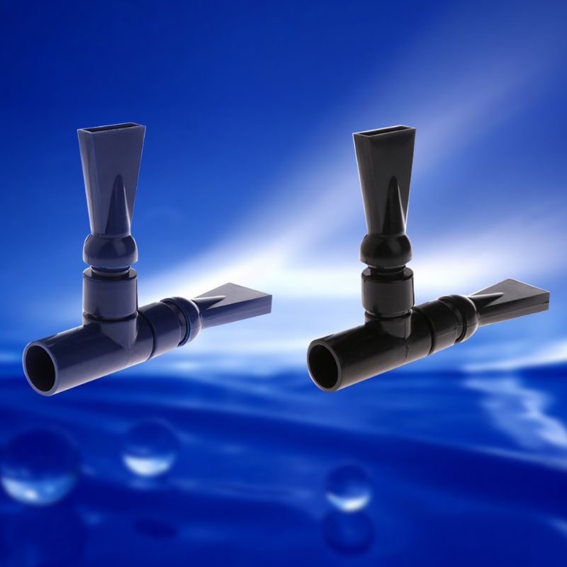Plastics Outflow Pipe Connector Black Duckbill Nozzle for Aquarium Filter Outlet Tubes Fits for Most Filters