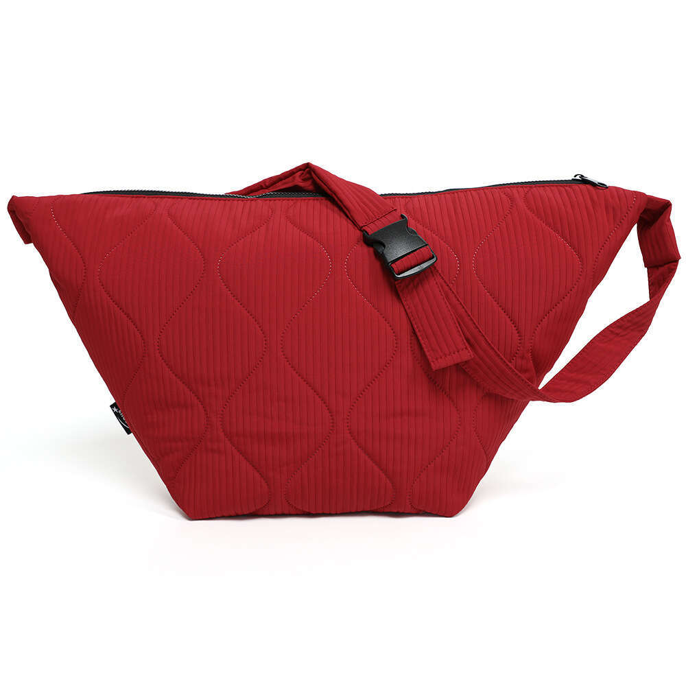 Autumn 2024 Women's New Nylon Down Filled Cotton Large Capacity Crossbody Dumpling Bag