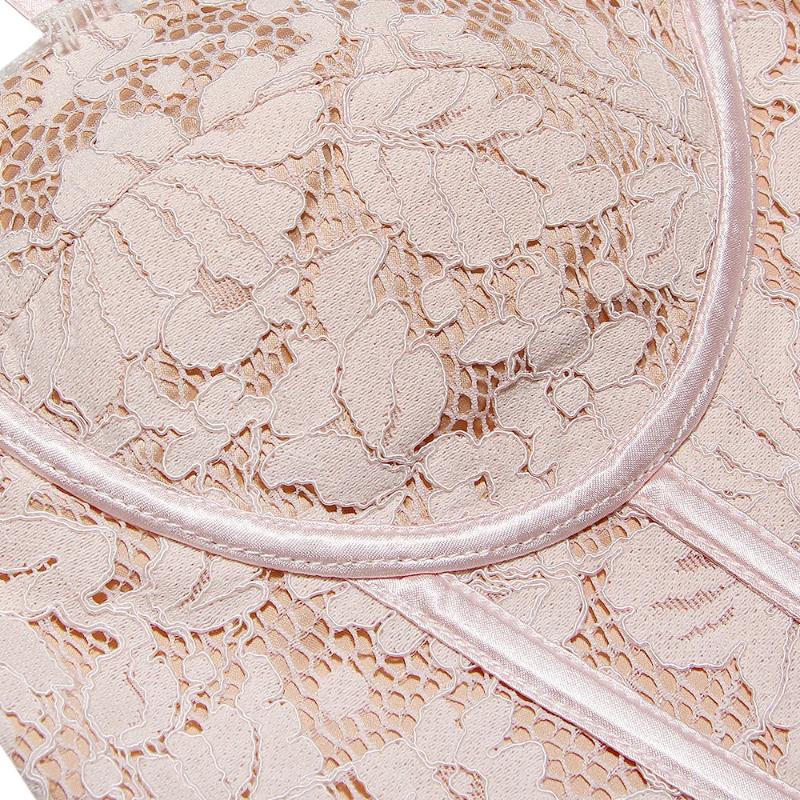 Women's Tanks 2024 High Quality Summer Corset Top Y2k Vintage Lace Women Sexy Padded Camis Pink Bodycon Crop For Party Club