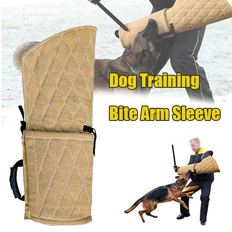 Wear-resistant protection dog biting sleeves,dog bite jute tug sleeve toy,pet training cushion for medium and large dogs