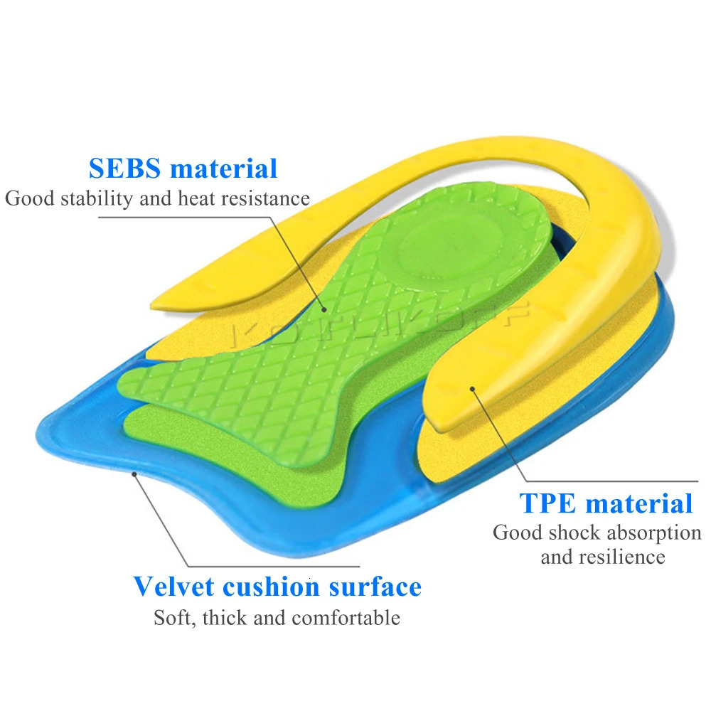 Silicone Gel Insoles For Heel Spur Plantar Fasciitis Insoles Shock Absorption Comfortable Shoe Insoles Gel Soft Heel Cup Insert 240329