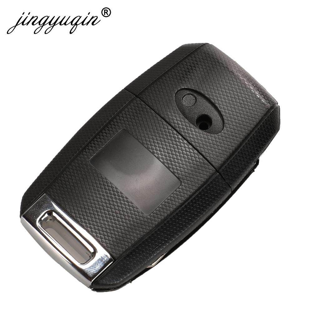 jingyuqin 3/4BT Flip Remote Car Key Shell For Kia Carens Ceed Rio Sportage new 2025 Optima Sorento Cerato Soul Forte Seltos Fob Housing