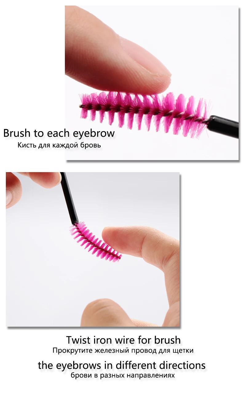 f ce Makeup Eyelash Brushes Disposable Mascara Wands Applicator Spoolers Eye Lashes Cosmetic Brush Tools factory price