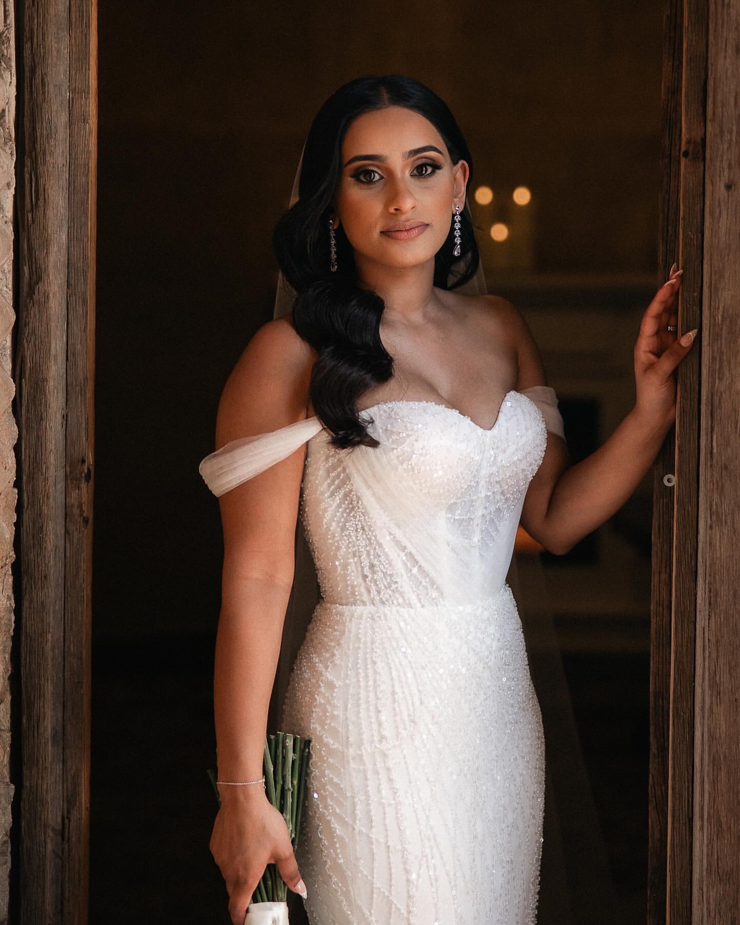 Boho Crystal Mermaid Wedding Dress For Straps Country Wedding Dresses Bridal Gowns Backless Designer Bride Dress 0616