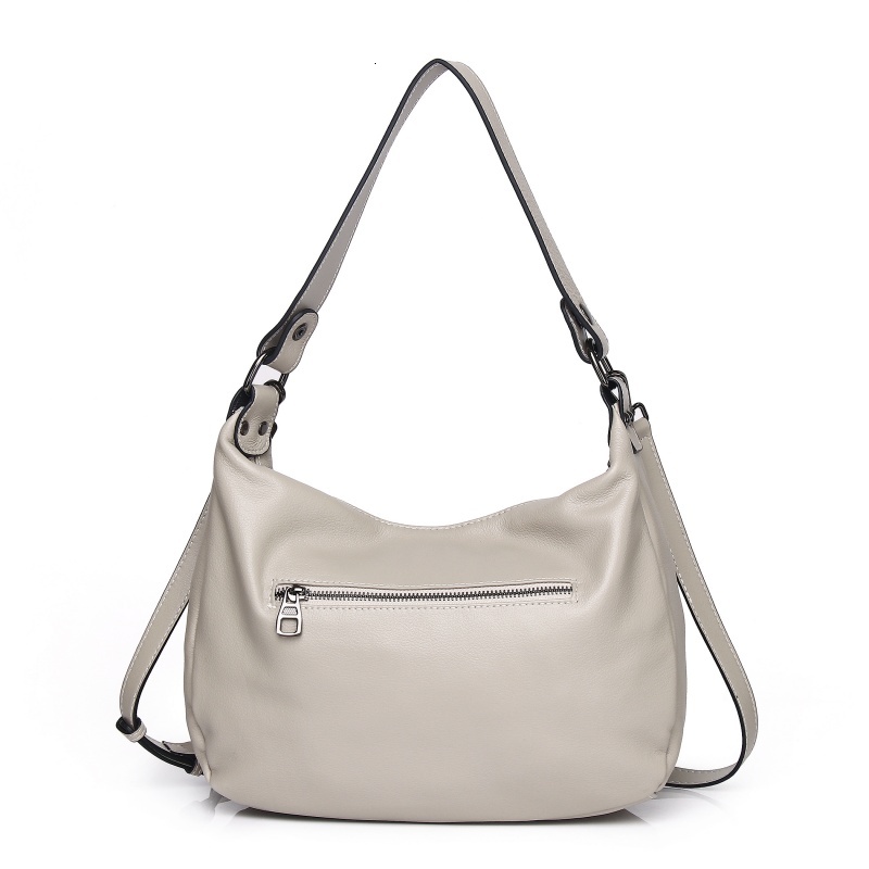 Fashion Genuine Leather Shoulder Bags Casual Versatile Cross Body Handbags Purses Cowhide Women Bag Genuine Leather Zipper Style Check BagVoyage