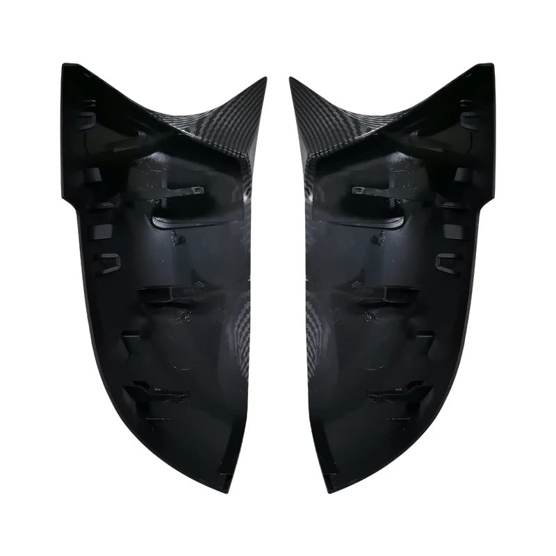 1Pair new Side Rearview Wing Mirror Cover Caps For 1 2 3 4 Series F20 2025 F30 F31 F32 F34 F36 E84 2014 -2018 ABS Gloss Black
