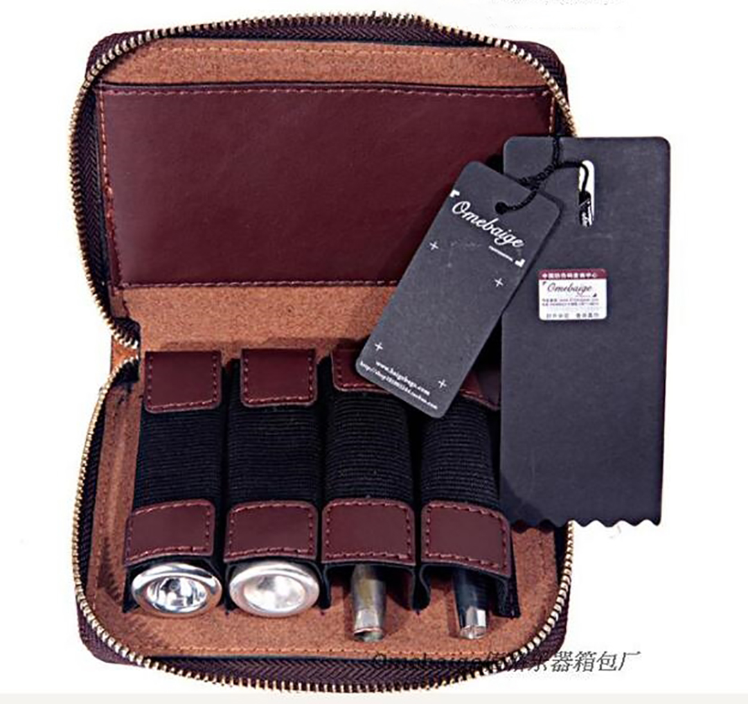 Mouthpiece Bag Leather Bag Trumpet French Horn trombone Flugelhorn Mouthpiece bag Musical instruments accessories