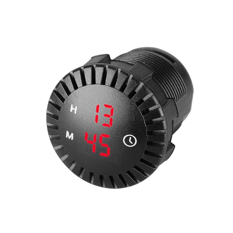 Durable Waterproof 12V/24V Auto Car Boat Motorcycle 24hours for Touch Digital Clock LED Display SUV Panel Electronic Clo