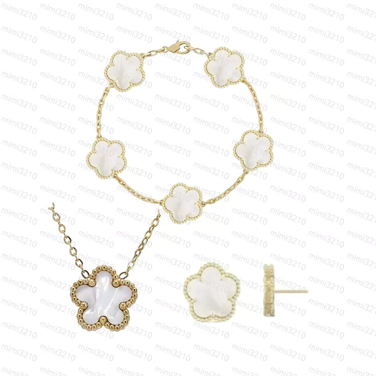 designer braclet womens jewelry bracelet Stainless Steel Jewelry 3 piece set bracelet necklace earrings Fashion matching designer bracelet women luxury bracelet