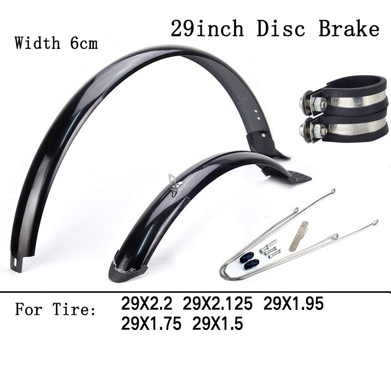 14 16 20 26 27.5 29 Inch 700C Bicycle Mudguard Double Bracing Fender for Mountain Bike MTB Wings Road Bike Front Rear Mud Guard