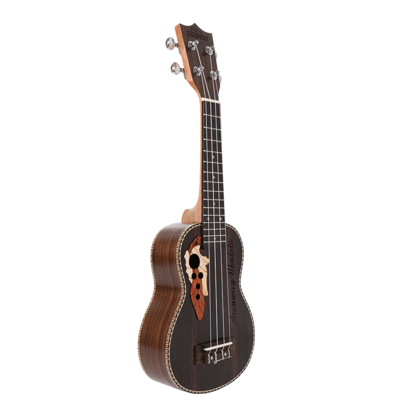Acouway Ukulele Soprano Concert Ukulele 21 23 rosewood uku Ukelele with Aquila String mini Hawaii guitar Musical Instruments