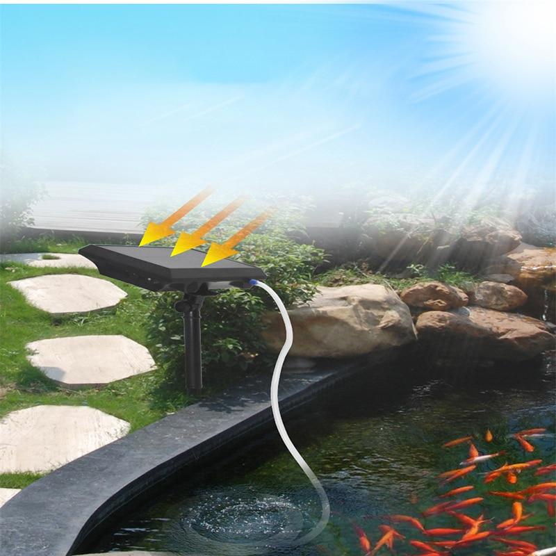 Solar Air Pump Oxygen Generator Water Oxygen Aerator For Pond Fish Tank Aquarium Air Pump Accessories Outdoor Garden Tool Kit