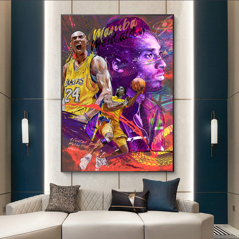 Graffiti Art Basketball Player Star Canvas Painting Modern Poster Prints Boy Bedroom Wall Art Pictures for Home Room Decor