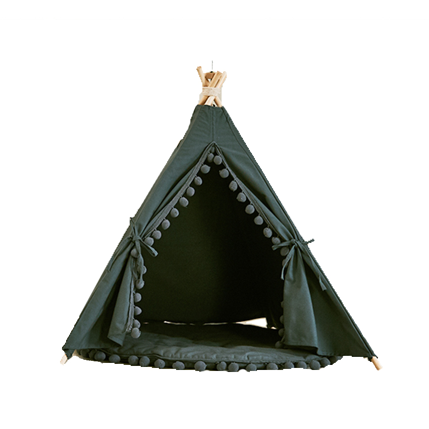 Teepee Bed Portable Breathable Available For Medium Small Dog Cat Little Dove Cute Washable Houses Tent Pet Supplies