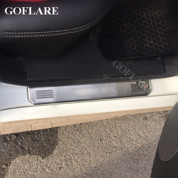 Car Accessories For Mercedes Benz AMG e cls Class W219 C219 W211 S211 LED Door Sill Scuff Plate Sills Protector Pedal Cover