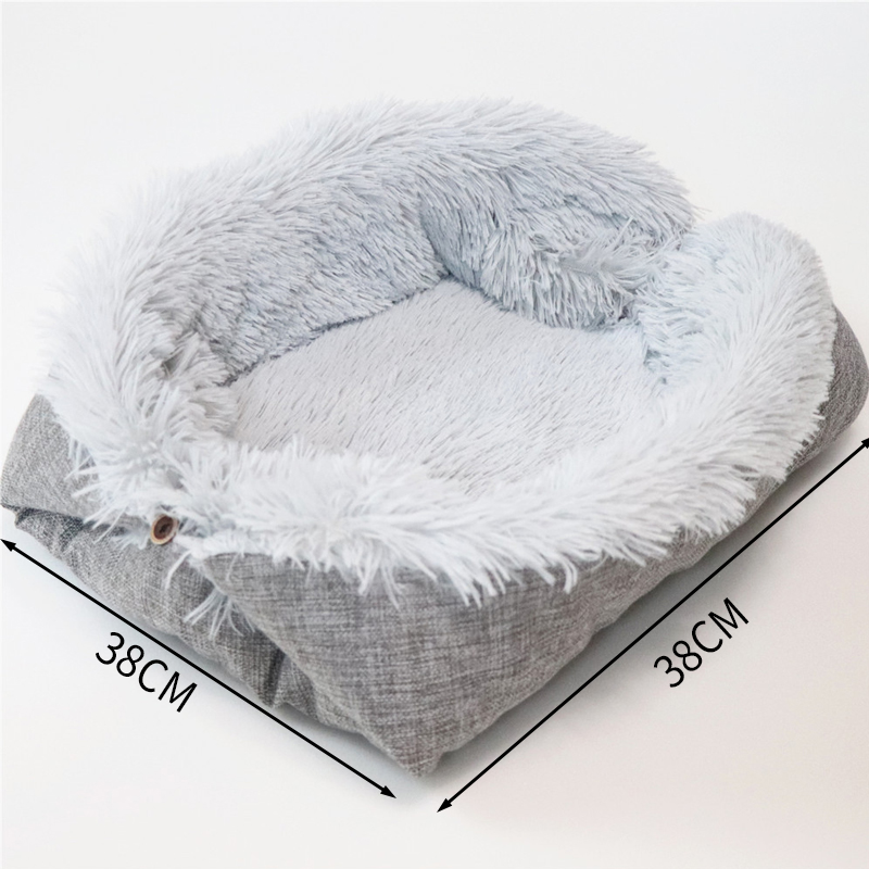 CAWAYI KENNEL Dog Pet Plush House Products dual-use Bed For Dogs Cats Small Animals hondenmand panier chien wisko dla psa