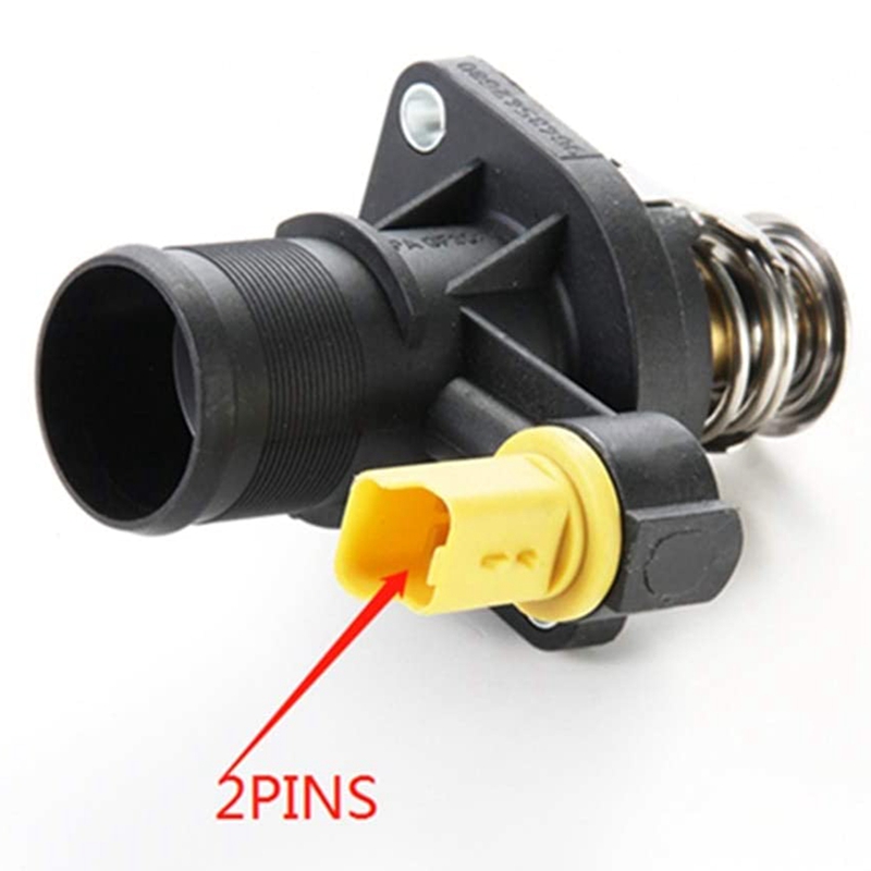 Car Engine Coolant Thermostat Housing 9648542680 1338E4 1338.E4 for Peugeot 307 407 CITROEN C4 C5