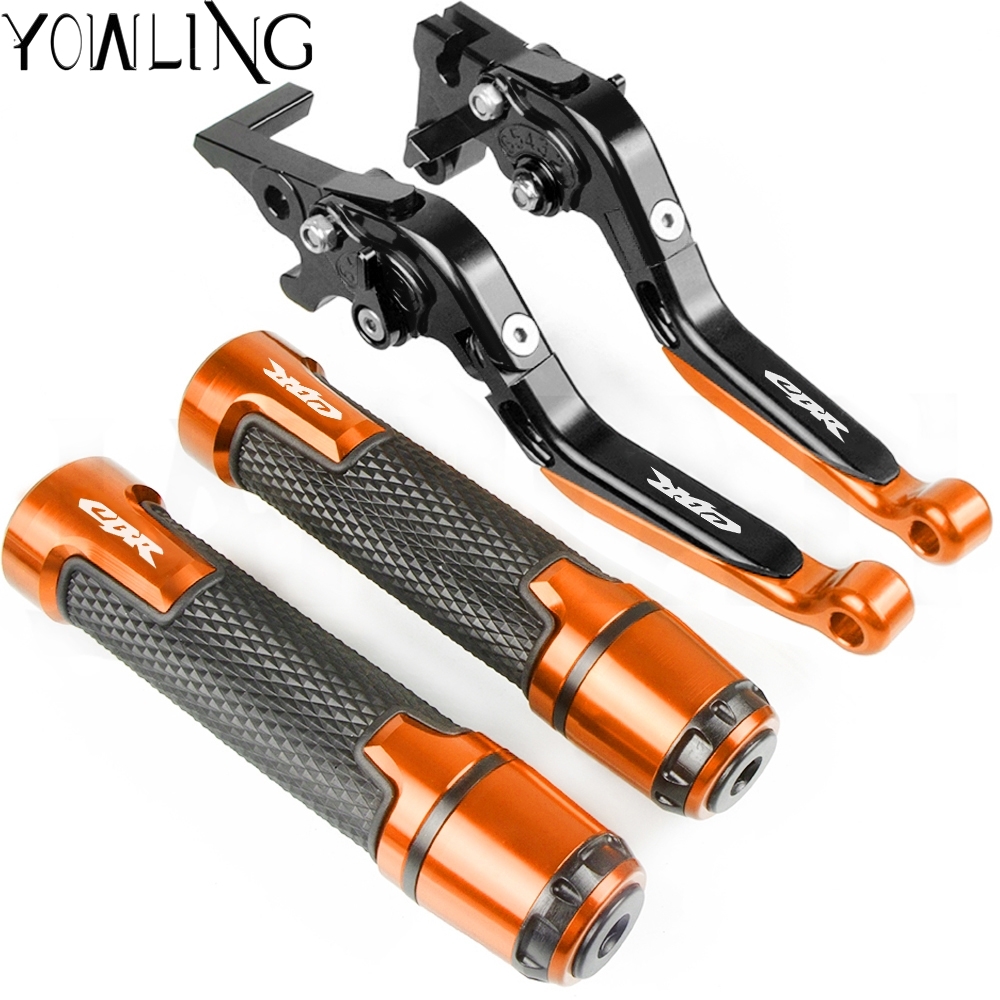 Motorcycle Accessories Brake Clutch Levers and Handlebar Hand Grips ends For HONDA CBR954RR CBR 954 RR CBR954 RR 2002 2003
