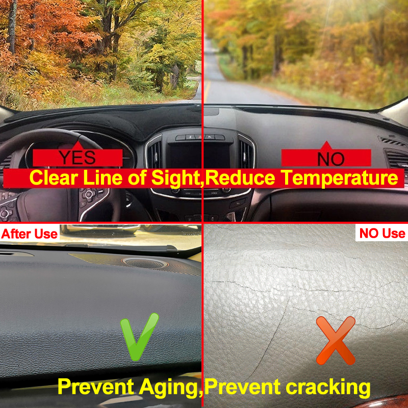 Car Dashboard Cover Dash Mat Carpet Cape For Subaru WRX 2015-2021 Auto Sun Shade Pad Subaru WRX STI 2015-2021