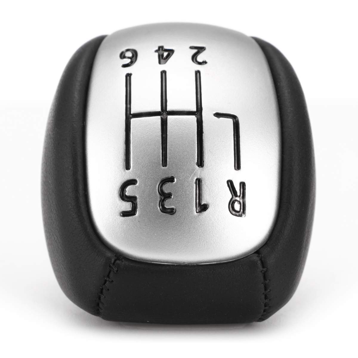 Knob Shift Car Gear ddmysmile Lever Stick Handball PU Leather For Renault Laguna 3 2007 2008 2009 2010 2011 2012 2013 2014 Smile