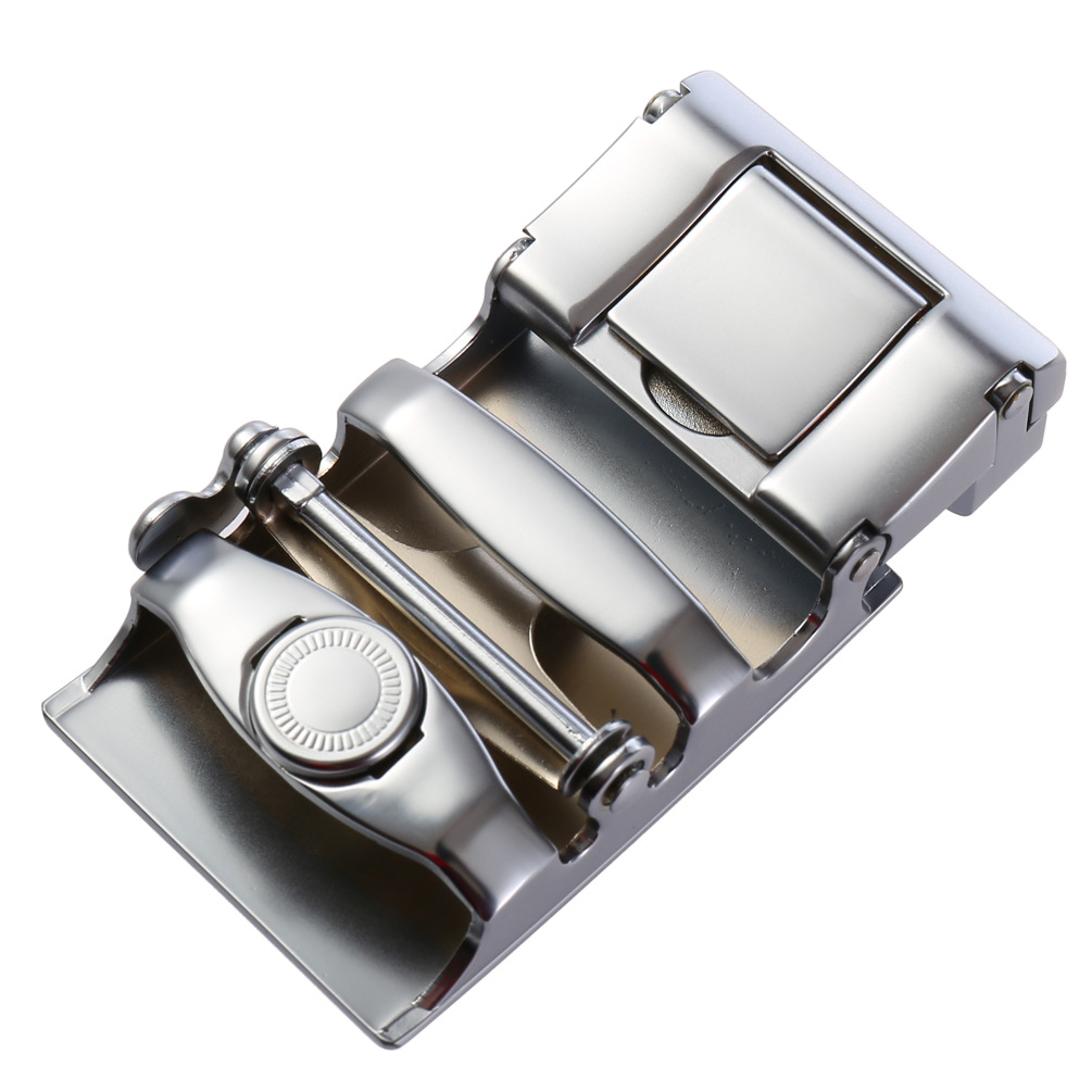 High Quality Blue Black Belt Buckle Head Mens Alloy Automatic Buckle For 3.5CM Width Cowhide Ratchet Leather Belt