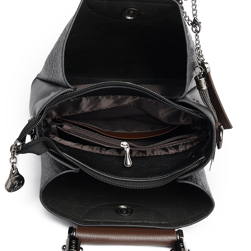 Women Stone Pattern Cross-body Bag Leather Woman Handbag Hot Selling Designer Totes Women Bag Large Brand Bags Luxury Sac A Dos