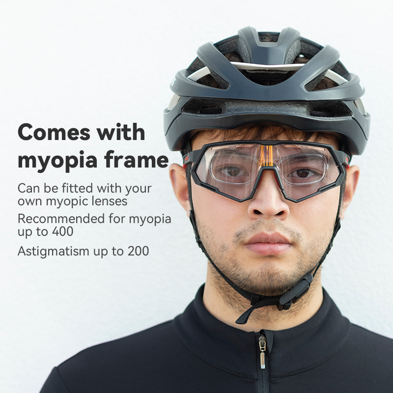ROCKBROS 2 Lens Polarized + Photochromic Cycling Glasses UV400 Bike Sunglasses Sports Eyewear MTB Road Goggles Bicycle Glasses
