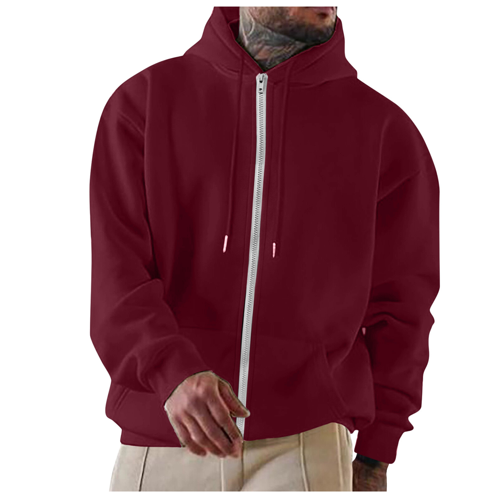 Designer's new hoodie with loose and casual fleece pockets, men's hooded sweatshirt