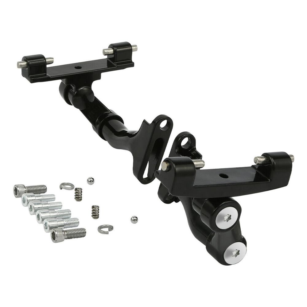Motorcycle Adjustable Rear Passenger Footboard Mount Kit For Harley Touring 1993-2023 Street Glide Ultra Limited Road King FLTRX