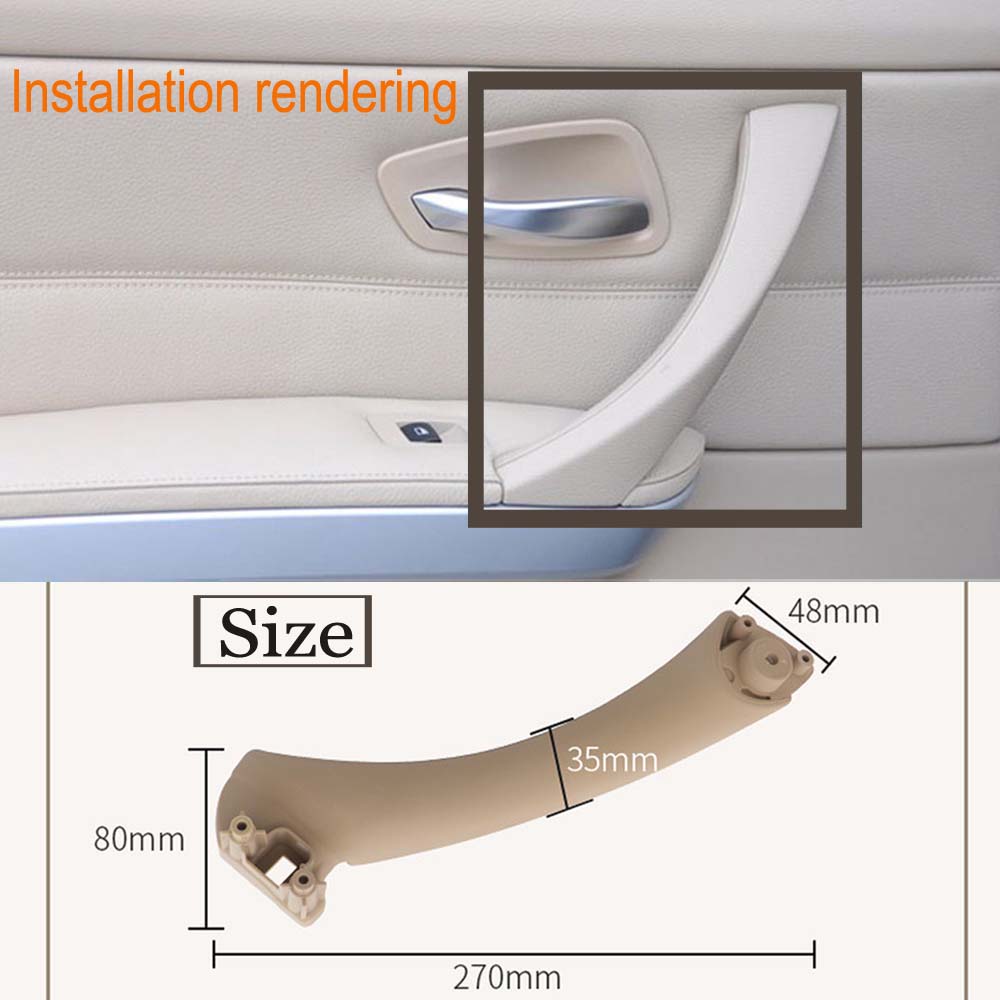 Inner Door Handle Panel For BMW E90 E91 For BMW 3-Series Sedan Pull Trim Cover 51417230850 51419150335 51419150340